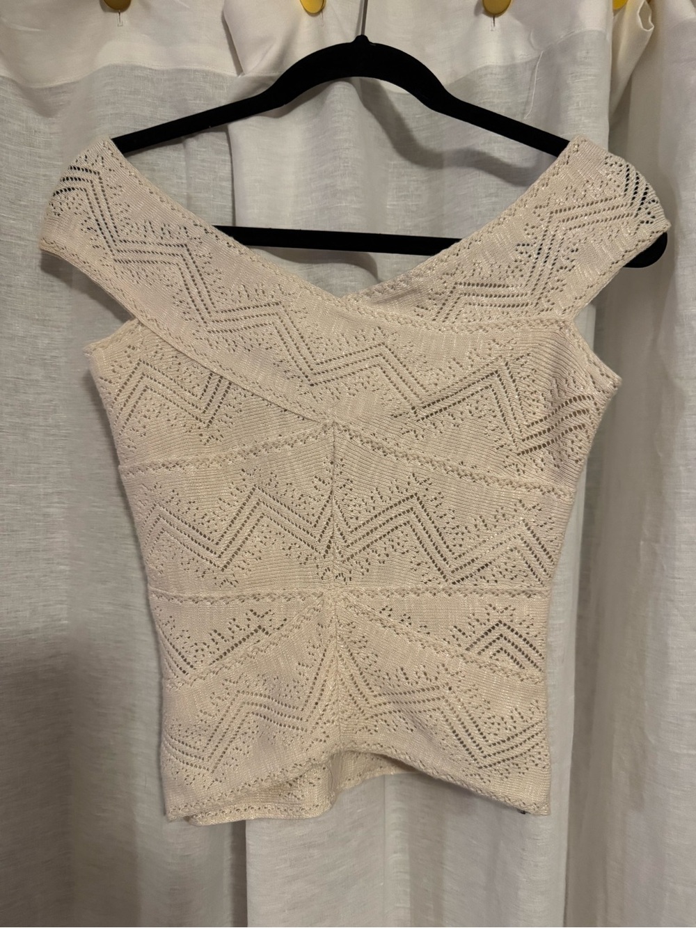 Christian Dior Cream Sleeveless Top